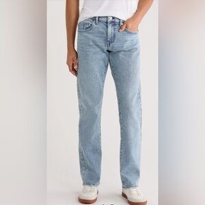 True Religion Men's Light Blue Straight Jeans